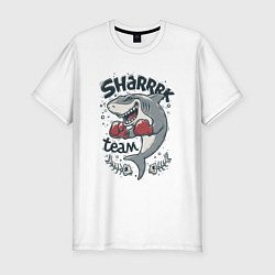Футболка slim-fit Shark Team, цвет: белый
