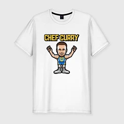 Мужская slim-футболка Chef Curry