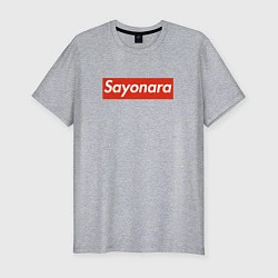 Футболка slim-fit SAYONARA BOY, цвет: меланж