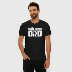 Футболка slim-fit The walking dad, цвет: черный — фото 2