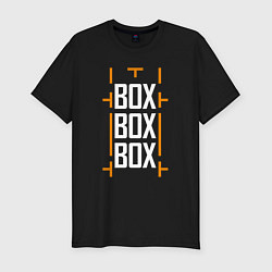 Мужская slim-футболка Box box box