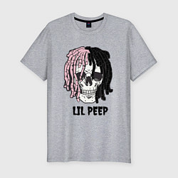 Мужская slim-футболка Lil Peep