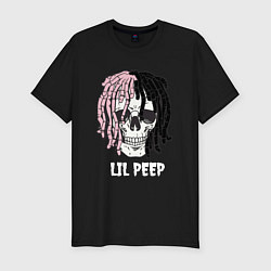 Мужская slim-футболка Lil Peep