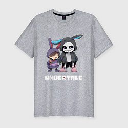 Футболка slim-fit UNDERTALE, цвет: меланж