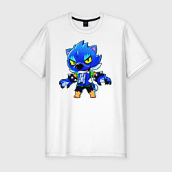 Футболка slim-fit Brawl Stars LEON, цвет: белый