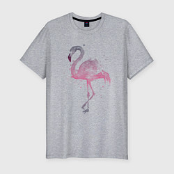 Футболка slim-fit Flamingo, цвет: меланж