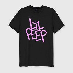 Футболка slim-fit LIL PEEP, цвет: черный