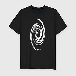 Мужская slim-футболка Спираль