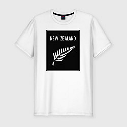 Мужская slim-футболка Регби Новая Зеландия