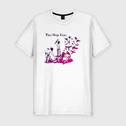 Мужская slim-футболка Three Days Grace