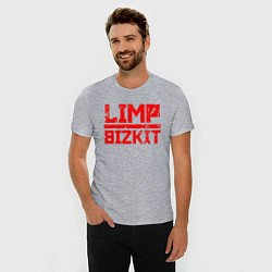 Футболка slim-fit LIMP BIZKIT, цвет: меланж — фото 2