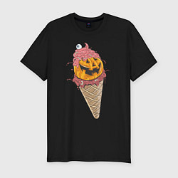 Футболка slim-fit Pumpkin IceCream, цвет: черный