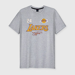 Футболка slim-fit KOBE BRYANT АВТОГРАФ, цвет: меланж