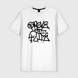 Футболка slim-fit GROVE STREET 4 LIFE, цвет: белый