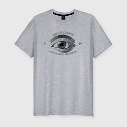 Футболка slim-fit Novus Ordo Seclorum, цвет: меланж