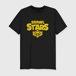 Футболка slim-fit Brawl Stars GOLD, цвет: черный