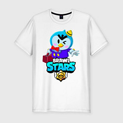 Футболка slim-fit BRAWL STARS MRP, цвет: белый