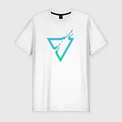 Мужская slim-футболка Liquid Triangle