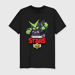 Футболка slim-fit BRAWL STARS VIRUS 8-BIT, цвет: черный