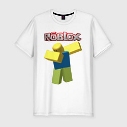 Футболка slim-fit Roblox Dab, цвет: белый