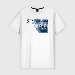 Футболка slim-fit St'Petersburg, цвет: белый