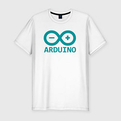 Мужская slim-футболка Arduino