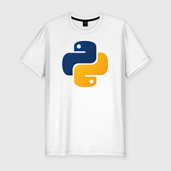 Мужская slim-футболка Python