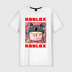 Футболка slim-fit ROBLOX, цвет: белый