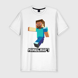 Мужская slim-футболка MINECRAFT