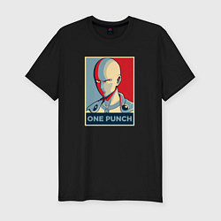 Футболка slim-fit ONE-PUNCH MAN, цвет: черный