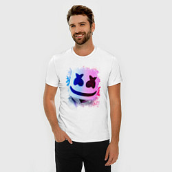 Футболка slim-fit MARSHMELLO, цвет: белый — фото 2