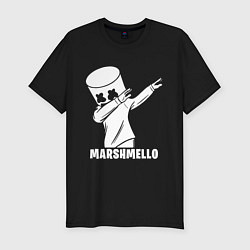 Футболка slim-fit MARSHMELLO, цвет: черный