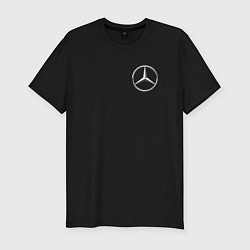 Футболка slim-fit MERCEDES-BENZ, цвет: черный