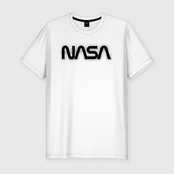 Мужская slim-футболка NASA