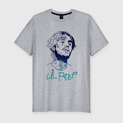 Футболка slim-fit Lil peep, цвет: меланж