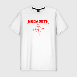 Футболка slim-fit Megadeth, цвет: белый