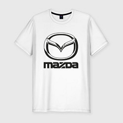 Мужская slim-футболка MAZDA LOGO