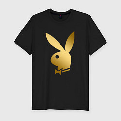 Футболка slim-fit PLAYBOY GOLD, цвет: черный