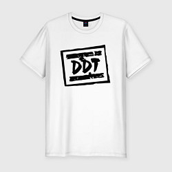 Мужская slim-футболка ДДТ Лого