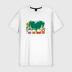 Футболка slim-fit South Park, цвет: белый