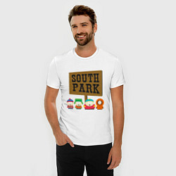 Футболка slim-fit South Park, цвет: белый — фото 2