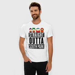 Футболка slim-fit SOUTH PARK, цвет: белый — фото 2