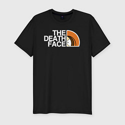 Мужская slim-футболка The death face