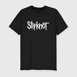 Мужская slim-футболка SLIPKNOT НА СПИНЕ