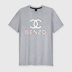 Футболка slim-fit BBT BENZO GANG, цвет: меланж