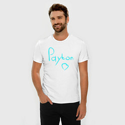 Футболка slim-fit PAYTON LOVE, цвет: белый — фото 2