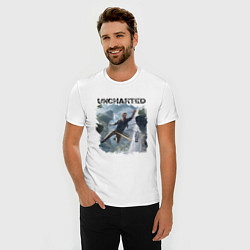 Футболка slim-fit UNCHARTED, цвет: белый — фото 2