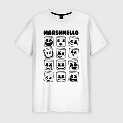 Мужская slim-футболка FORTNITE x MARSHMELLO