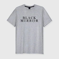 Футболка slim-fit Black Mirror, цвет: меланж