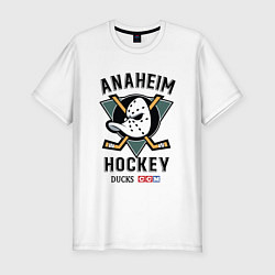 Мужская slim-футболка ANAHEIM DUCKS